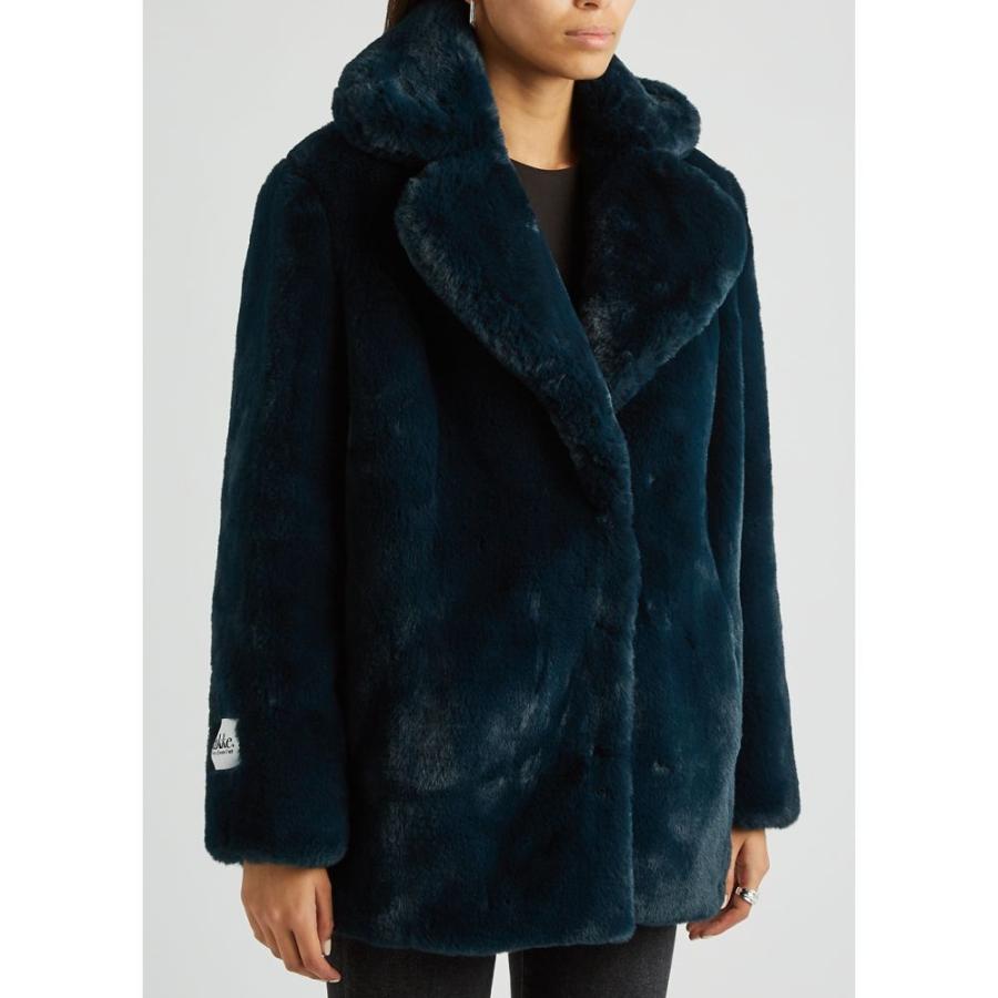 新品本物 ジャッキー Jakke Navy Coat Fur Faux Teal Heather アウター ファーコート コート レディース その他 コート アウター サイズ Xs Hassoncaterers Com