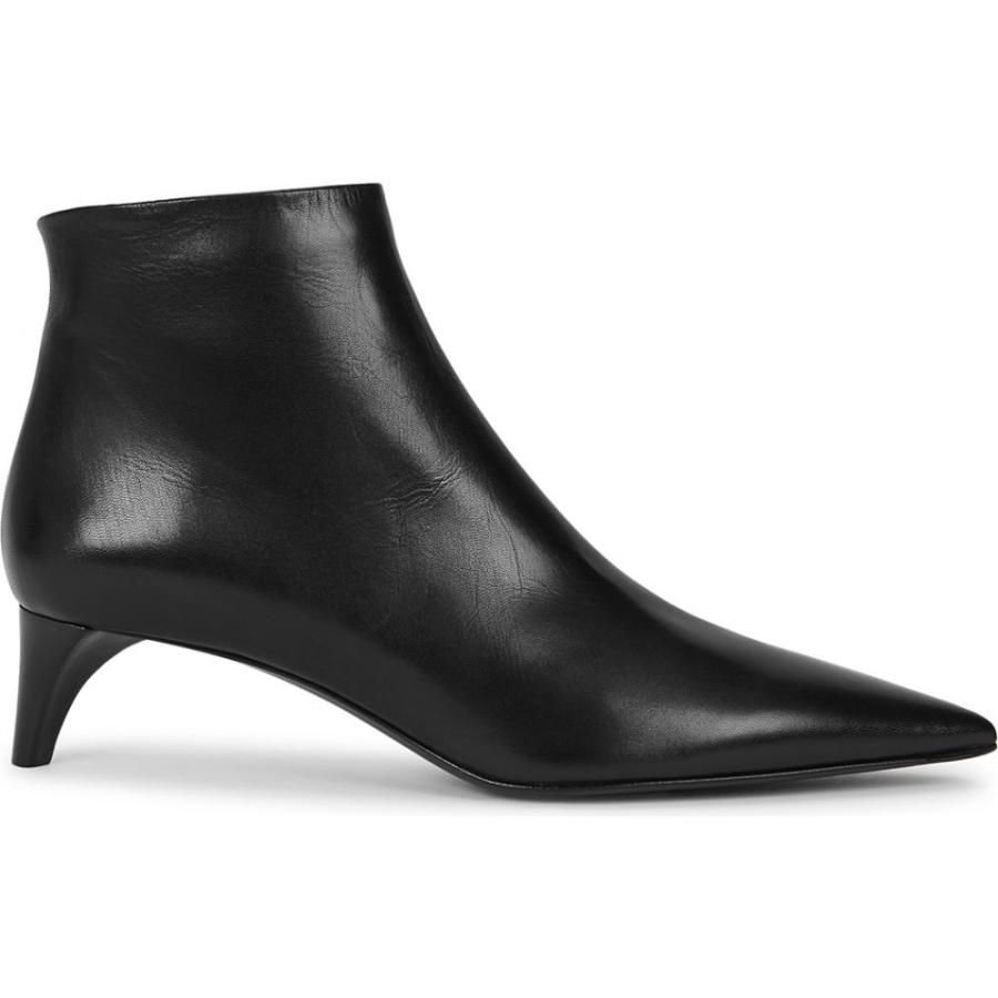 レビューで送料無料 ジル サンダー Jil Sander レディース ブーツ ショートブーツ シューズ 靴 50 Black Leather Ankle Boots Black 代引不可 Gestion Etechnologies Shop