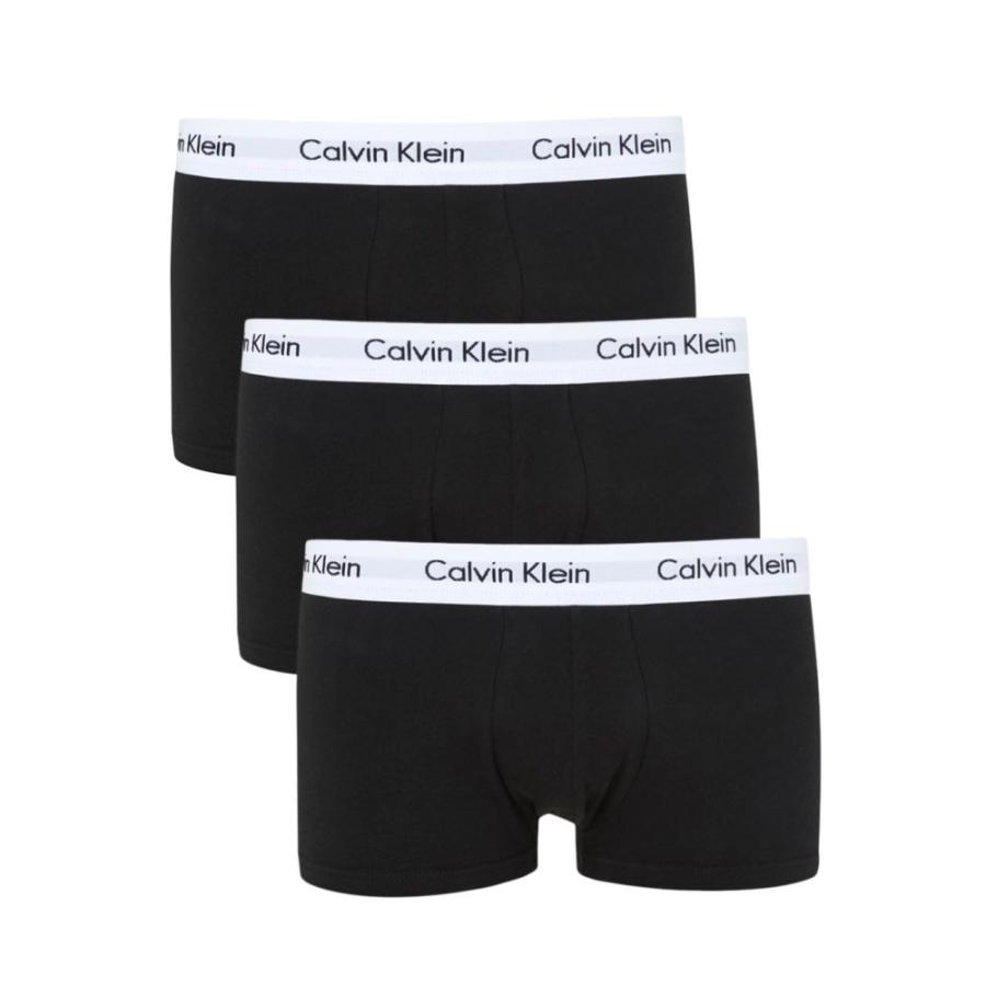 国内正規モデル カルバンクライン Calvin Klein メンズ ボクサーパンツ インナー 下着 Black Stretch Cotton Trunks Set Of Three Black メーカー直送 Www Swinggates Com
