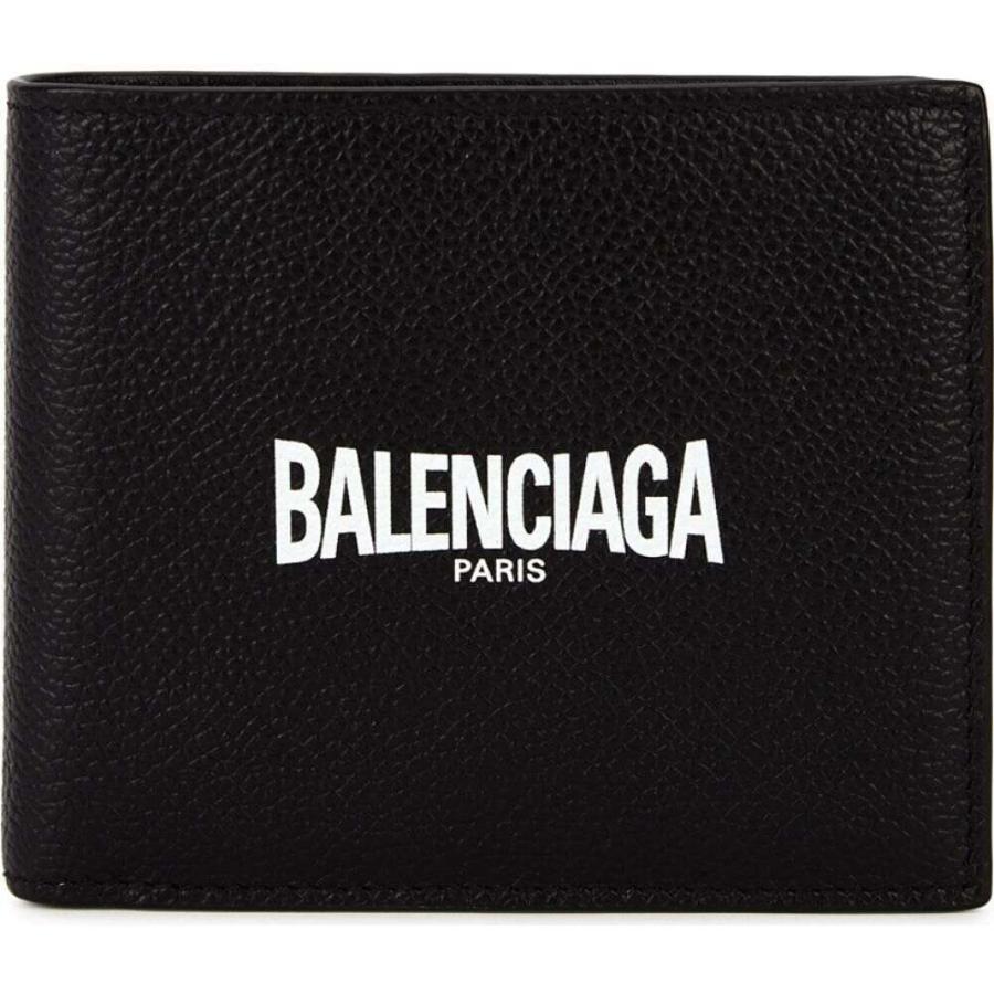 格安販売の Balenciaga バレンシアガ 財布 メンズ 財布 時計 雑貨 バレンシアガ Balenciaga メンズ 財布 Black Logo Print Leather Wallet Black 財布 Smssvg Org