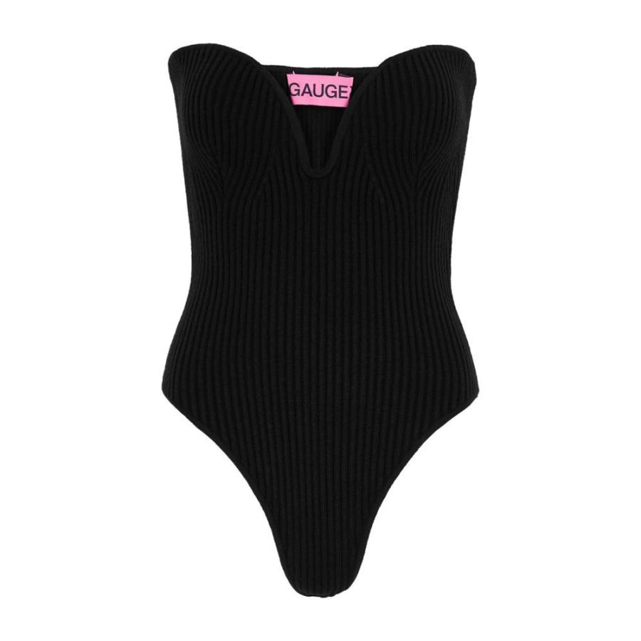 ゲージ81 Gauge81 レディース ボディースーツ インナー 下着 Black Dy Ffc704b72e ゲージ81 Morales Ribbed Black