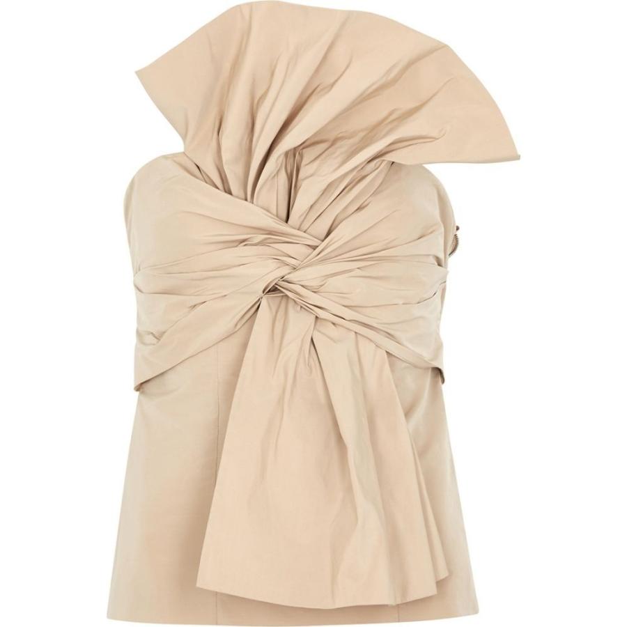 ジバンシー Givenchy レディース ブラウス シャツ トップス Sand Bow Effect Taffeta Top Natural