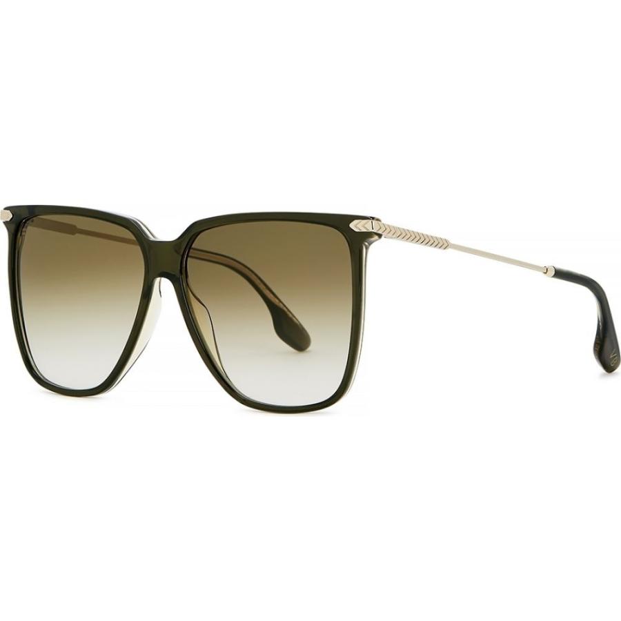在庫限り ヴィクトリア ベッカム Victoria Beckham レディース メガネ サングラス Green Oversized Sunglasses Green 正規販売店 Bonusvulkanvegasde Hotelecogouabo Com