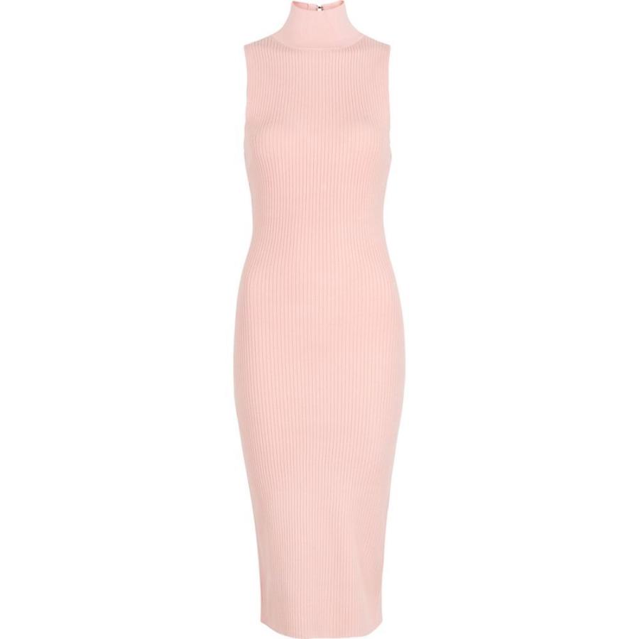 ランキング１位受賞 アリス アンド オリビア Alice Olivia レディース ワンピース ミドル丈 ワンピース ドレス Brooklynne Pink Ribbed Knit Midi Dress Pink 21新作モデル Www Skylanceronline Com