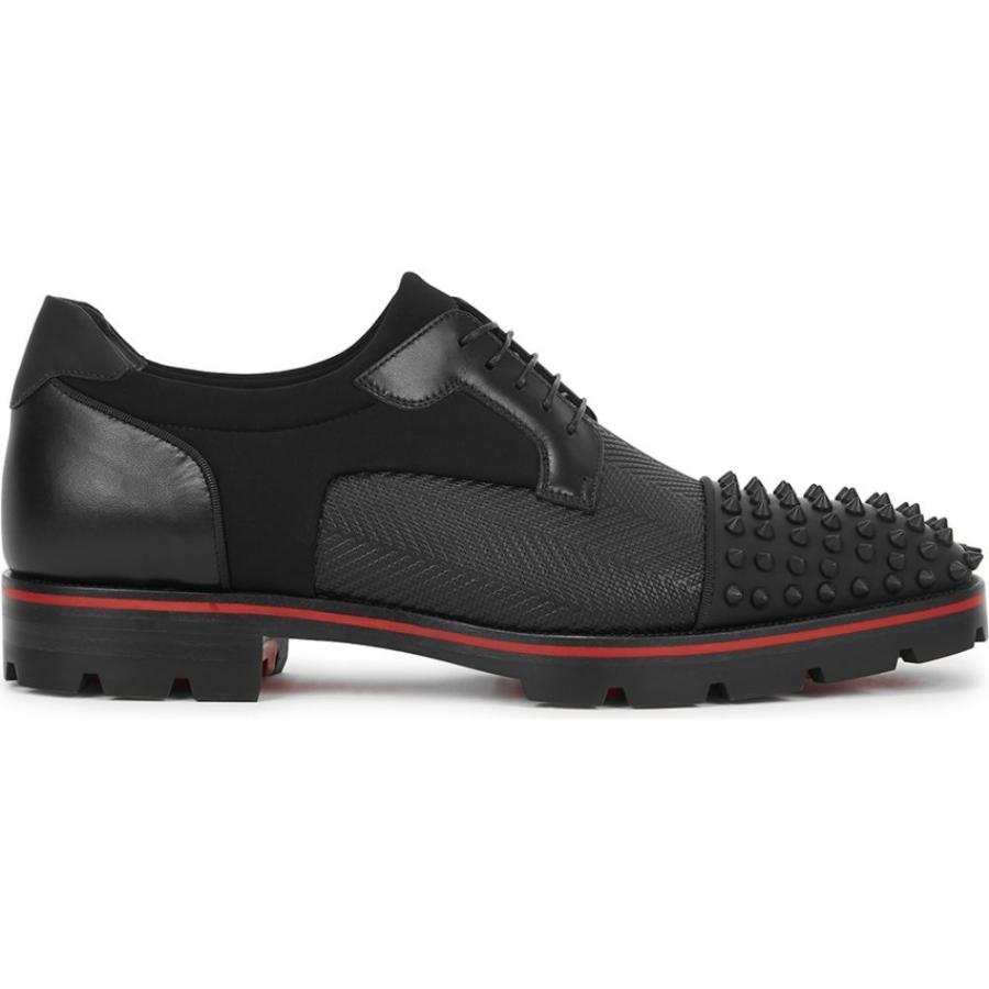 クリスチャン ルブタン Christian Louboutin メンズ 革靴 ビジネスシューズ ダービーシューズ シューズ 靴 Luis Black Leather Derby Shoes Black Dy Ffe0341dfb フェルマート Fermart 2号店 通販 Yahoo ショッピング