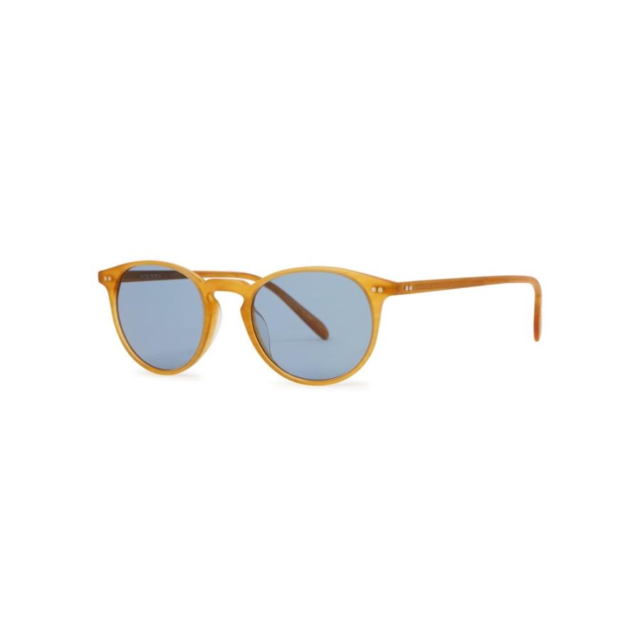 多様な ラウンド メガネ サングラス メンズ Peoples Oliver オリバーピープルズ メンズ メガネ サングラス オリバーピープルズ Peoples Oliver Riley Blue Sunglasses Round Frame Yellow Sun 財布 帽子 ファッション小物 Smssvg Org