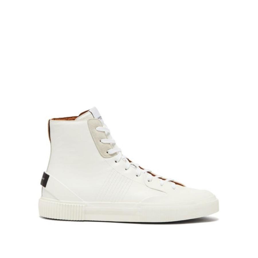 ジバンシー Givenchy メンズ スニーカー シューズ 靴 大人気 Trainers Tennis Leather Light White High Top