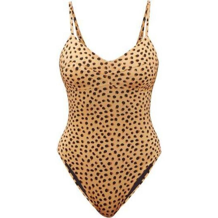 ヘイト Haight レディース ワンピース 水着 ビーチウェア Beca Leopard Print Swimsuit Tan Airwell In
