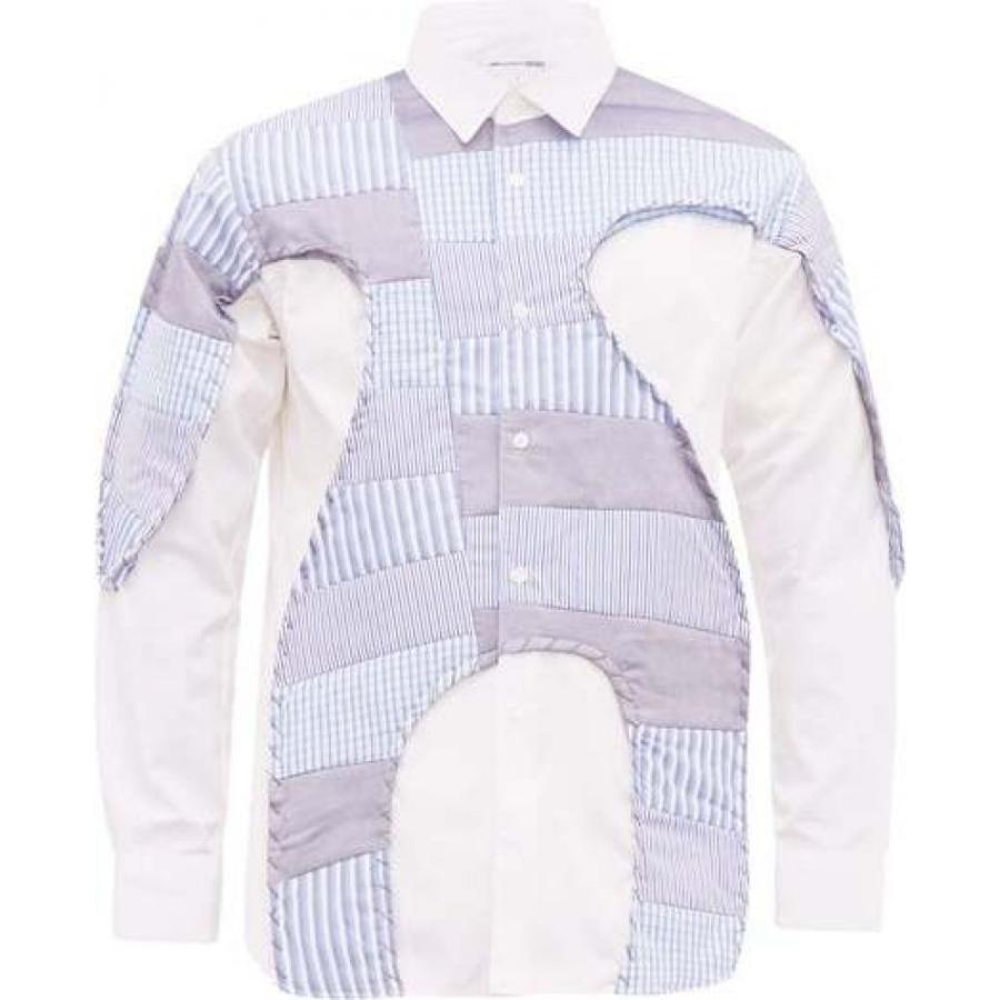 comme des garcons shirt patchwork