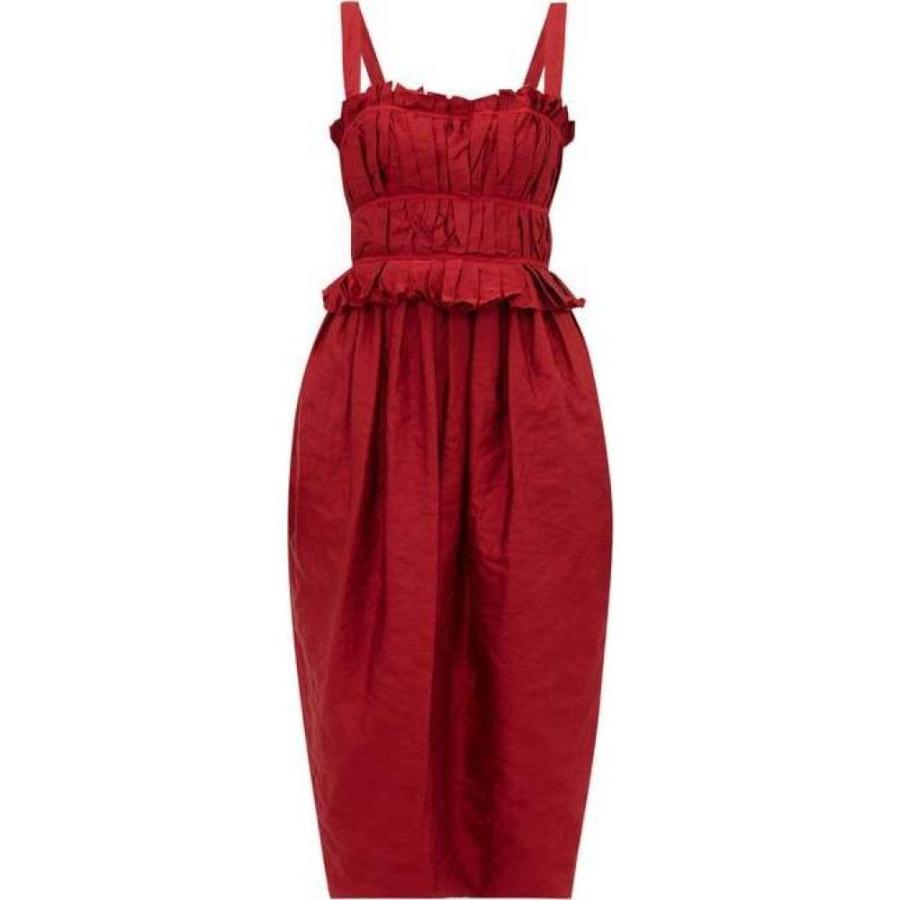 ブロック Ruched コレクション Brock Crinkle Satin Collection レディース ワンピース ミドル丈 ワンピース ワンピース ドレス Palmira Ruched Crinkle Satin Midi Dress Burgundy Hb フェルマート Fermart 2号店