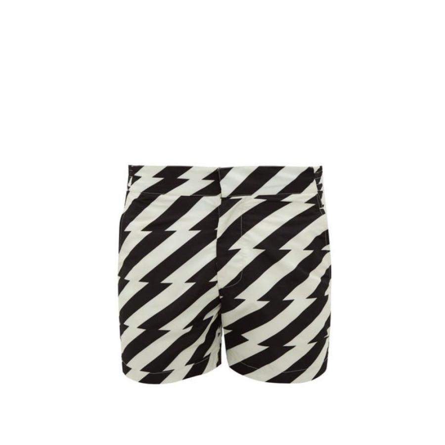フレスコボールカリオカ Frescobol Carioca メンズ 海パン ショートパンツ 水着 ビーチウェア Pepe Zigzag Print Technical Swim Shorts Black Www Oem35 Com
