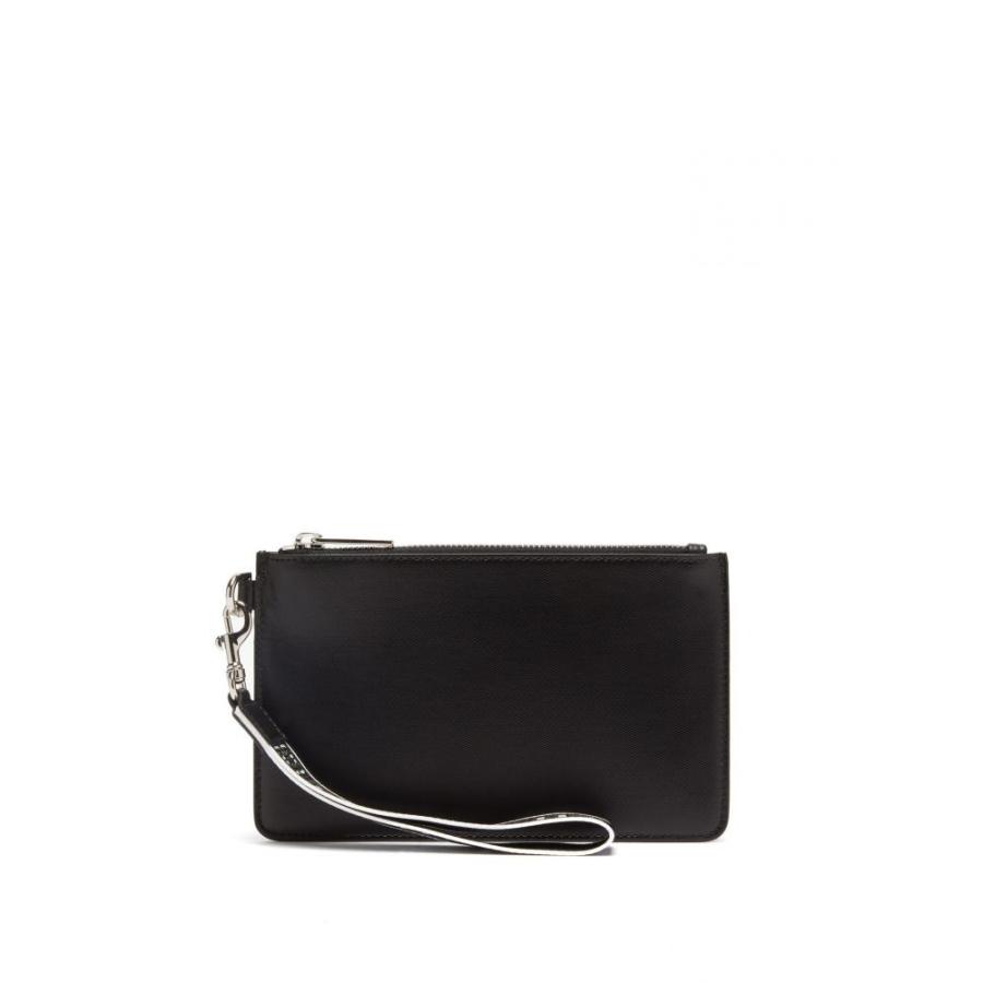 ジバンシー ポーチ Leather メンズ With ポーチ Strap メンズ Pouch Black Givenchy