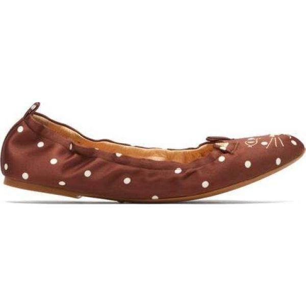 シャーロット オリンピア Charlotte Olympia レディース パンプス シューズ 靴 Kitty Cat Face Embroidered Pumps Brown Sagaretxe Net