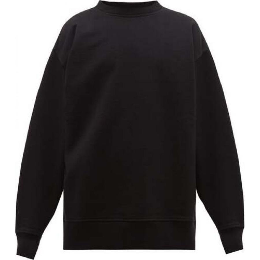 アクネ ストゥディオズ Acne Studios メンズ スウェット トレーナー トップス Forban Fleeceback Jersey Sweatshirt Black Www Mohmmadiyon Com