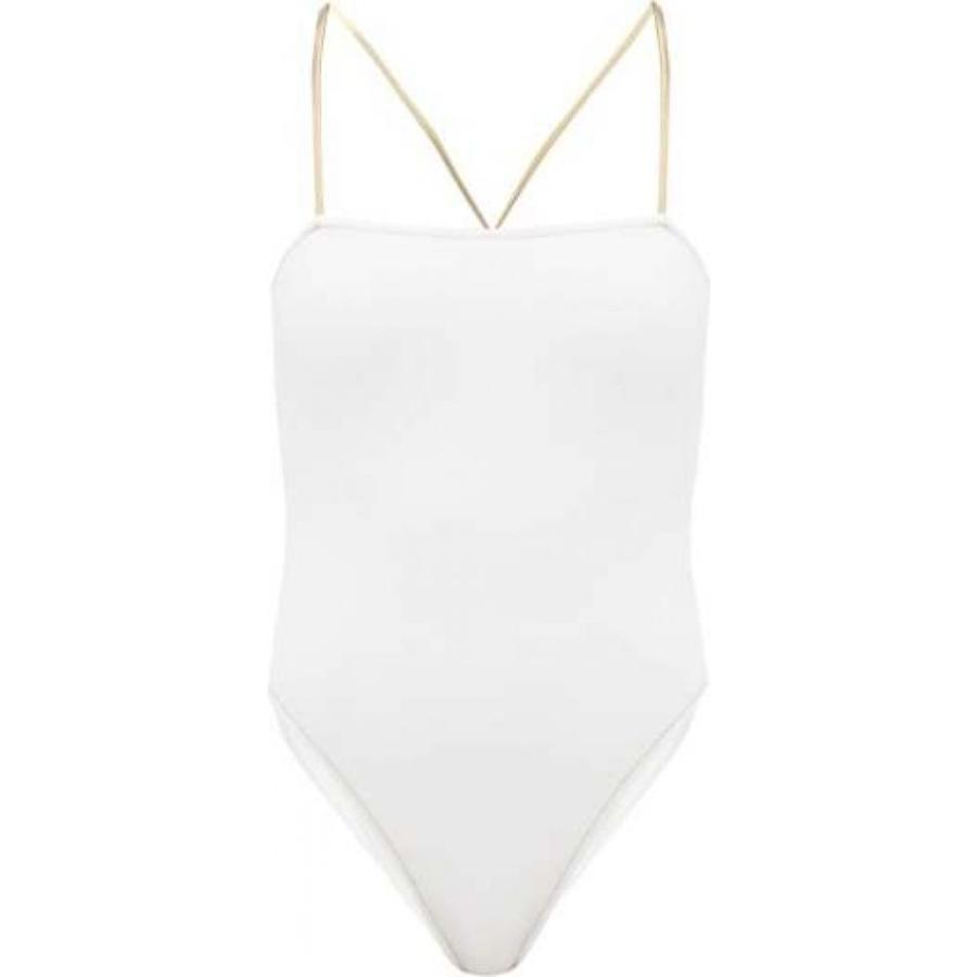レイナ オルガ Reina Olga レディース ワンピース 水着 ビーチウェア Chloe Square Neckline Swimsuit White Jsonic Ca