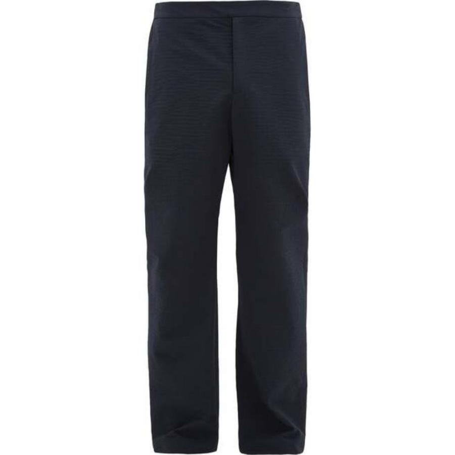 デヴォー Deveaux メンズ ボトムス パンツ Technical Cloque Straight Leg Trousers Navy Www Becreative Qa