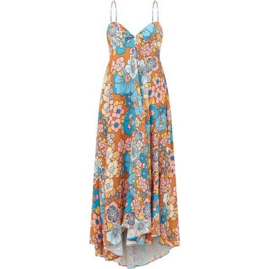 ドド バー オア Dodo Bar Or レディース ビーチウェア ワンピース ドレス 水着 ビーチウェア Mila Bow Back Floral Print Voile Dress Brown Blog Portaldeinovacao Com Br