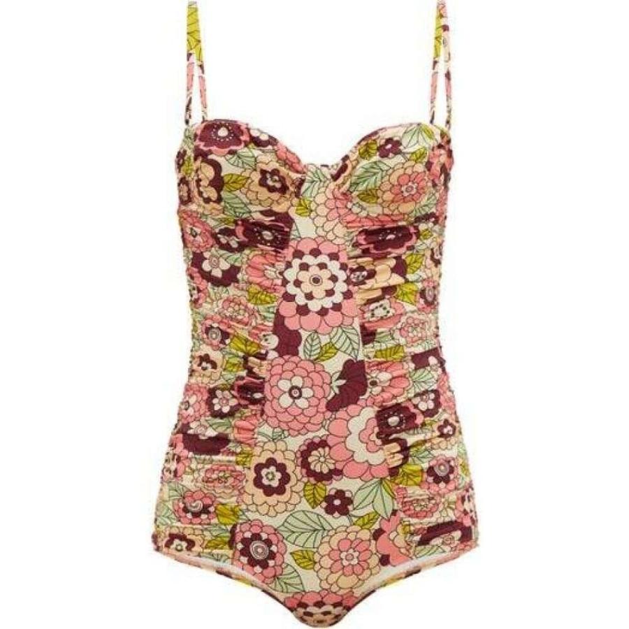 ドド バー オア Dodo Bar Or レディース ワンピース 水着 ビーチウェア Tatiana Ruched Floral Print Swimsuit Pink Www Arilab Com Tr Index Php