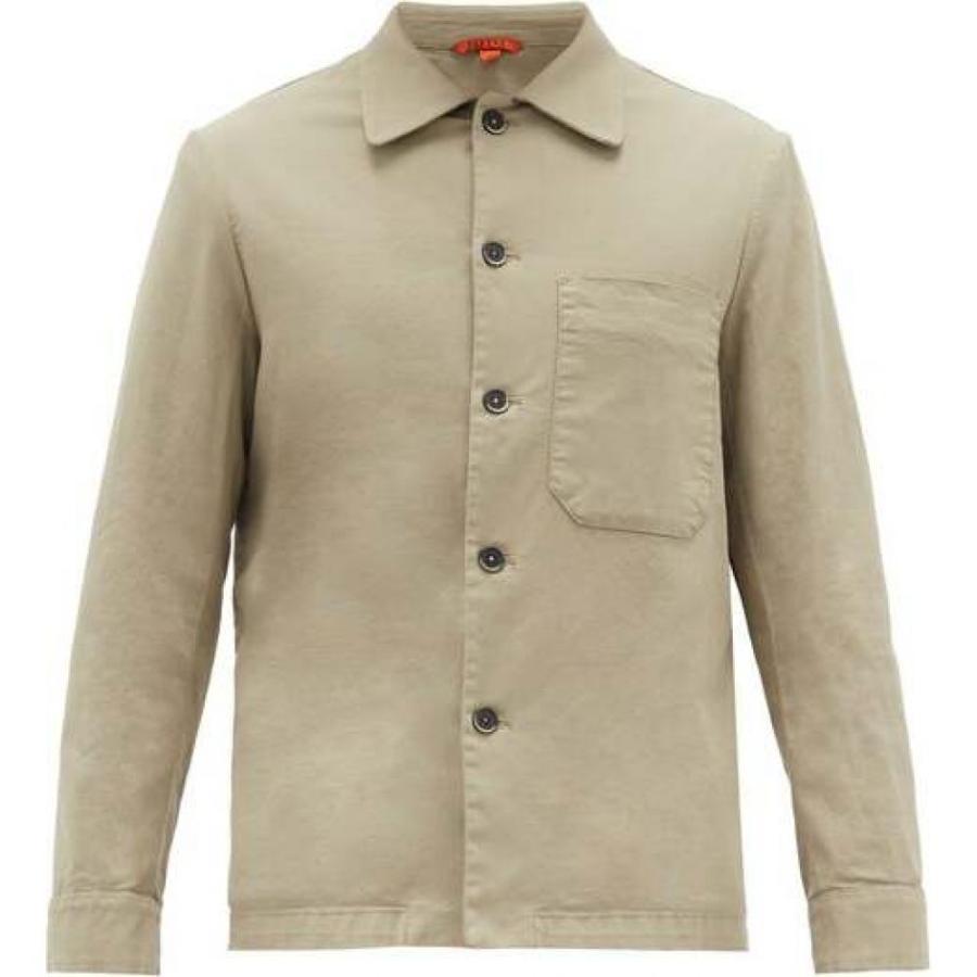 バレナ Barena Venezia メンズ シャツ オーバーシャツ トップス Cedrone Cotton Blend Canvas Overshirt Beige Www Sunnyfriend Com Tw