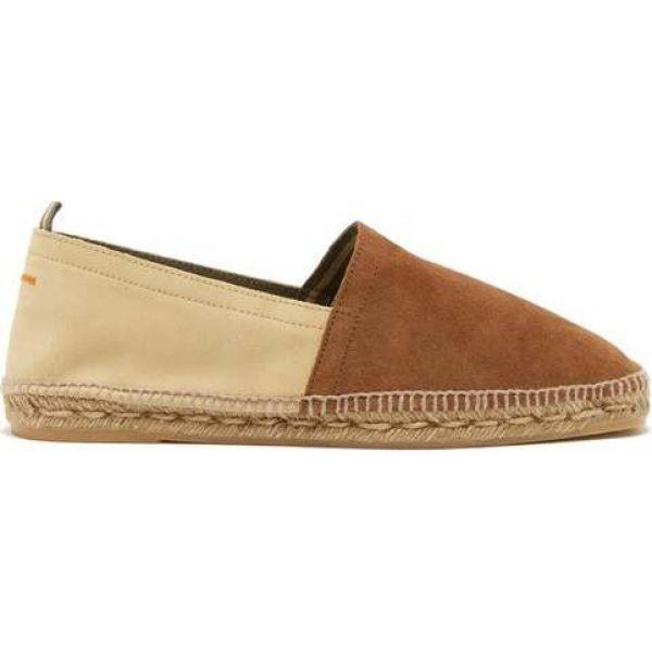 カスタニエール Castaner メンズ エスパドリーユ シューズ 靴 Two Tone Suede Espadrilles Beige School Holyspirit Indy Org