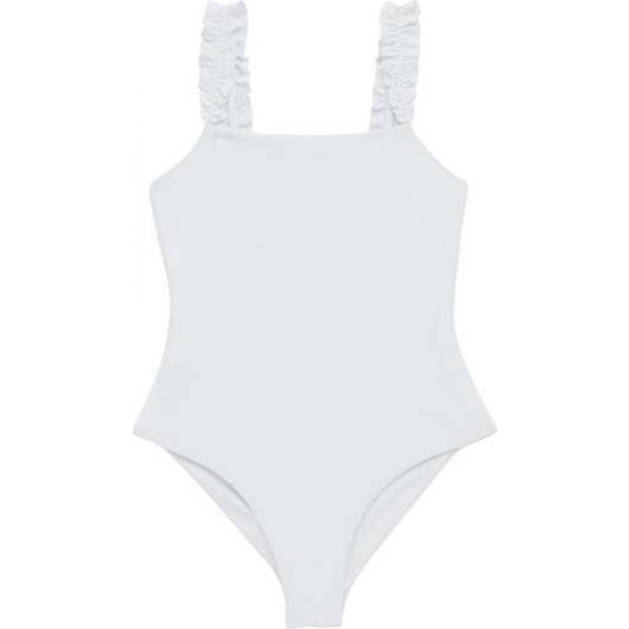 カーサ ラキ Casa Raki レディース ワンピース 水着 ビーチウェア Isabel Ruffled Strap Swimsuit White Thewhitebuilding Org Uk