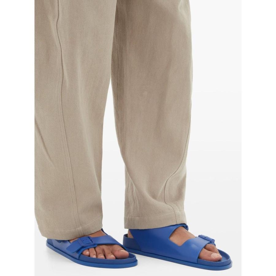 送料無料 シューズ 靴 サンダル メンズ Birkenstock ビルケンシュトック シューズ 靴 メンズ サンダル ビルケンシュトック Birkenstock Milano Blue Sandals Leather サンダル Manesbijouterie Com