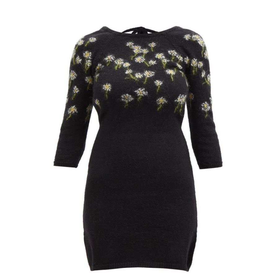 割引購入 ベルナデッタ Bernadette レディース ワンピース ワンピース ドレス Camilla Daisy Jacquard Mohair Blend Dress Black ワンピース サイズ Xs 7jp Hqpt Com