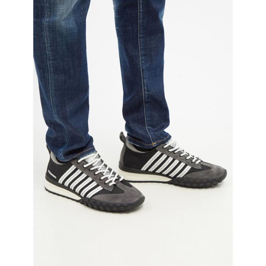 人気商品の Dsquared ディースクエアード スニーカー メンズ シューズ 靴 ディースクエアード Dsquared メンズ スニーカー シューズ 靴 Legend Suede And Mesh Trainers Grey シューズ Savannah Osc Com