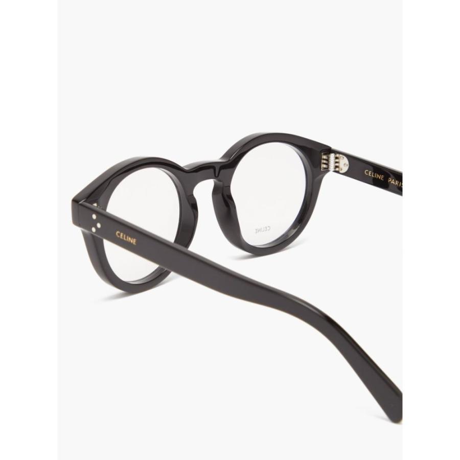セリーヌ Celine Eyewear メンズ メガネ サングラス スクエアフレーム Square Acetate Sunglasses Black Polyter Com
