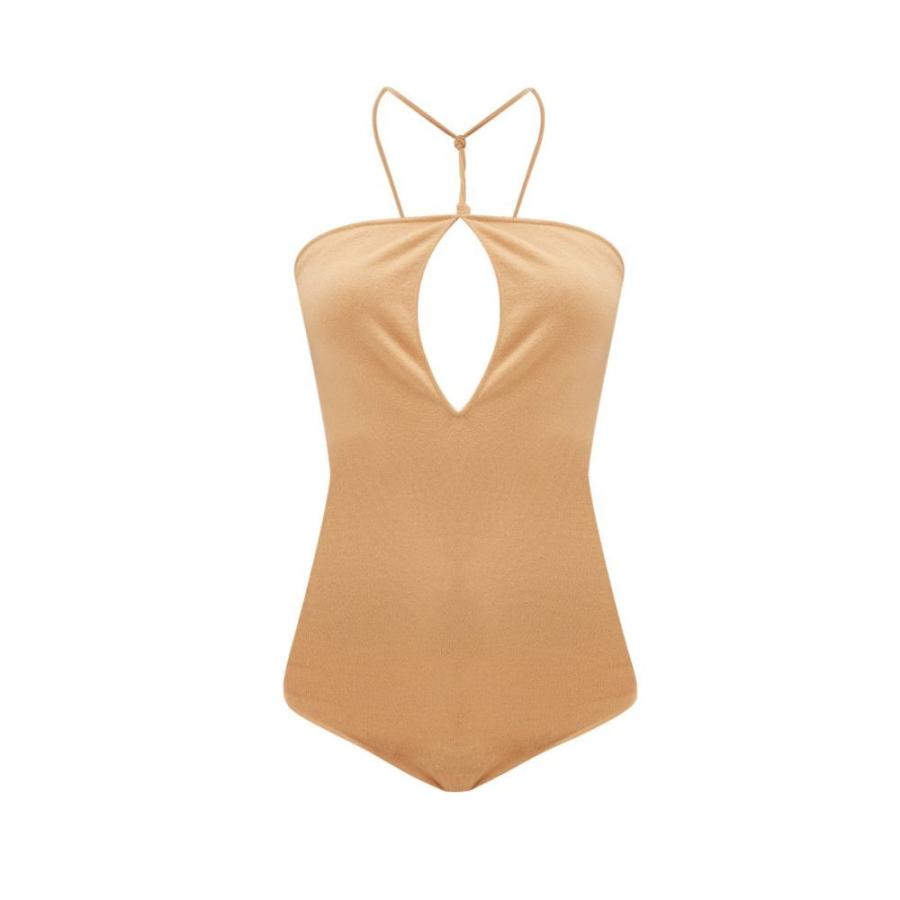 メール便無料 Neutral Bodysuit Cashmere Blend Cut Out Halterneck インナー 下着 ボディースーツ レディース Veneta Bottega ヴェネタ ボッテガ レディース ボディースーツ ヴェネタ ボッテガ Veneta Bottega 下着 靴下 部屋着 Palaistulum Com