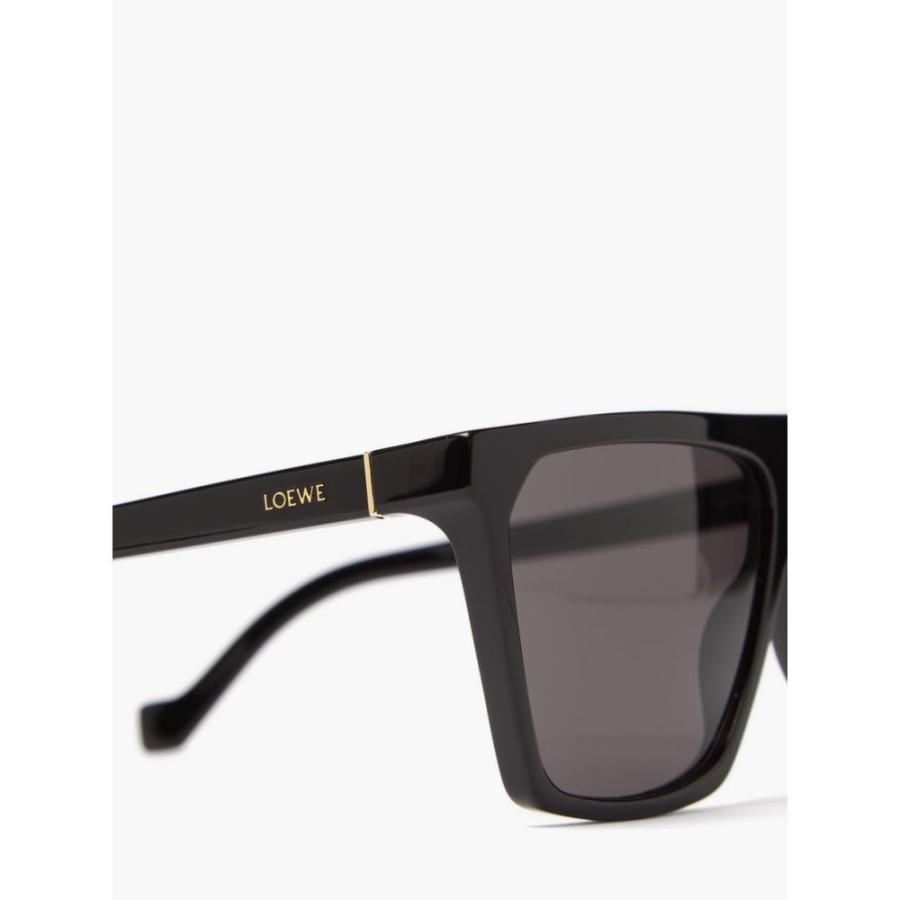 欲しいの ロエベ Loewe メガネ・サングラス Black sunglasses acetate Square スクエアフレーム メガネ・サングラス  メンズ Loewe ロエベ ファッション小物 メンズ - 財布、帽子、ファッション小物 - cooesan.com