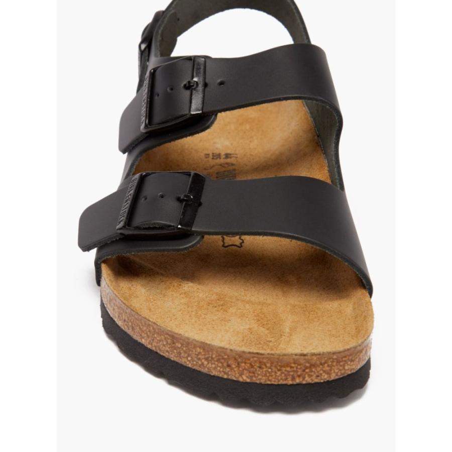 古典 ビルケンシュトック シューズ 靴 メンズ サンダル ビルケンシュトック Birkenstock Birkenstock Black Sandals Leather Ankle Strap Milano シューズ 靴 サンダル メンズ サンダル Evcoafrica Org