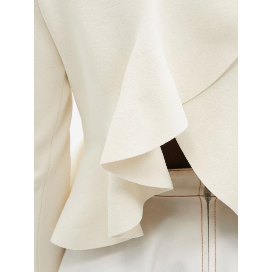 大放出セール Alexander Mcqueen White Cardigan Stretch Knit Peplum Hem トップス カーディガン レディース Mcqueen Alexander マックイーン アレキサンダー カーディガン マックイーン アレキサンダー コート アウター