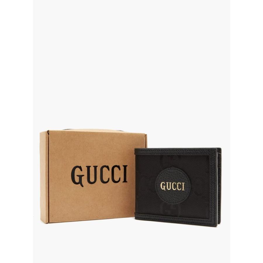 グッチ Gucci メンズ 財布 二つ折り Logo-patch large GG-canvas bifold wallet Black｜fermart2-store｜04