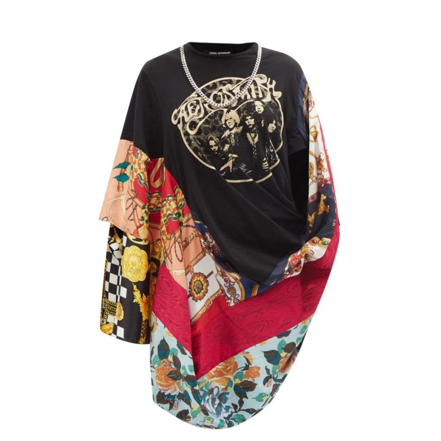 お歳暮 Junya Watanabe Comme Des Garcons コム デ ギャルソン コム デ ギャルソン Junya Watanabe Comme Des Garcons レディース ワンピース ワンピース ドレス X Versace Chain Embellished Scarf Dress Black ワンピース チュニック Smssvg Org