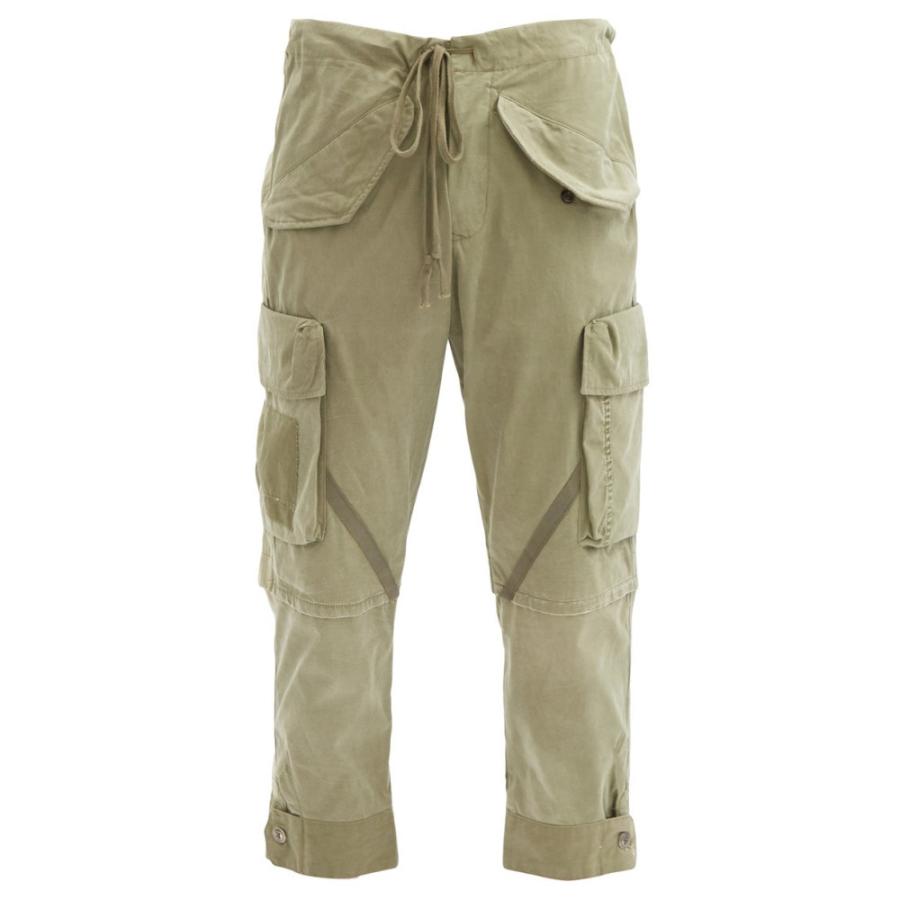 グレッグ ローレン Greg Lauren ファッション メンズ カーゴパンツ Green ボトムス パンツ Army Army Liner Cotton Twill