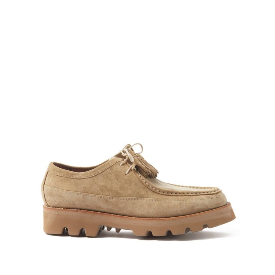 グレンソン Grenson メンズ 革靴 ビジネスシューズ ダービーシューズ シューズ 靴 Bennett Suede And Canvas Derby Shoes Beige Hb Ffaf3c513f フェルマート Fermart 2号店 通販 Yahoo ショッピング