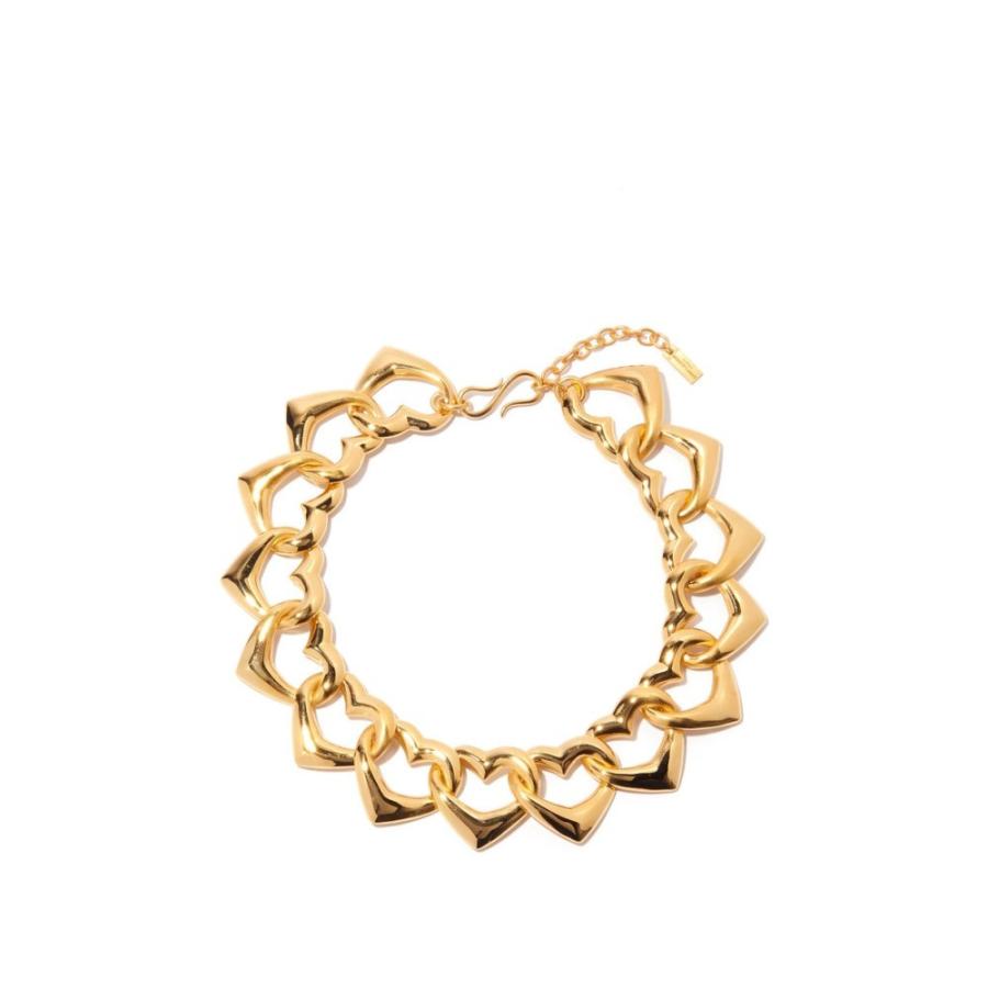 一 番 安い通販 サンローラン Saint Laurent レディース ネックレス ハート ジュエリー アクセサリー Heart Chain Link Necklace Metallic 正規代理店品 Paynow Universalpapershredding Com