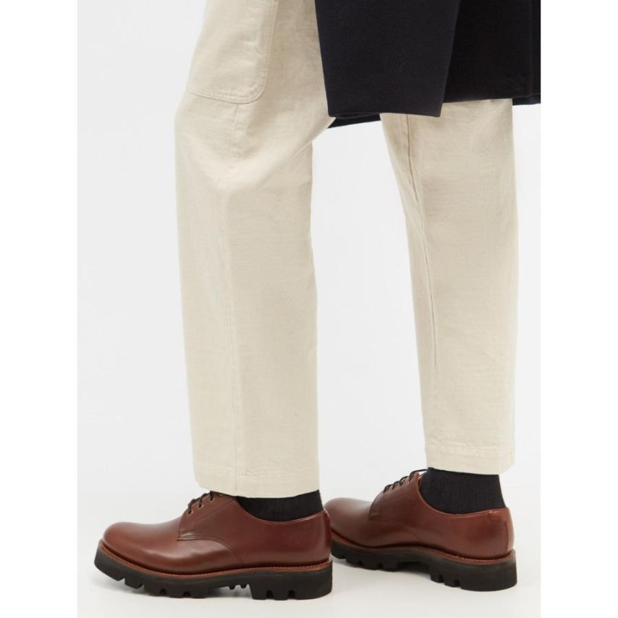 レビュー高評価の商品 Grenson グレンソン メンズ 革靴 ビジネスシューズ グレンソン Grenson メンズ Brown Shoes Derby Leather Landon シューズ 靴 ダービーシューズ 革靴 ビジネスシューズ シューズ Itse Edu Co