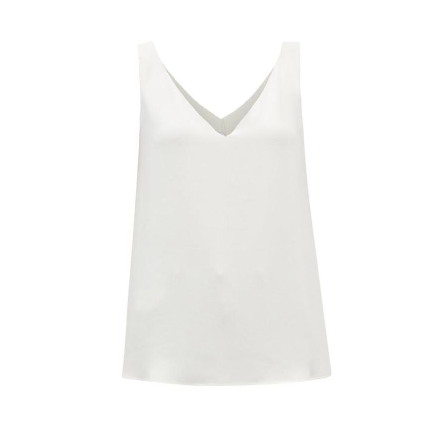 レイ Raey レディース V Neck スリップ キャミソール レイ Vネック インナー 下着 Picot Edge Cami V