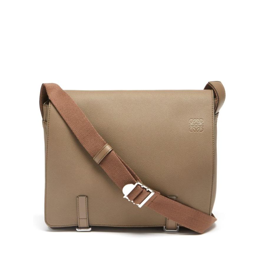 超お買い得 メッセンジャーバッグ メンズ Loewe ロエベ バッグ メンズ メッセンジャーバッグ ロエベ Loewe バッグ Bag Messenger Leather Military バッグ