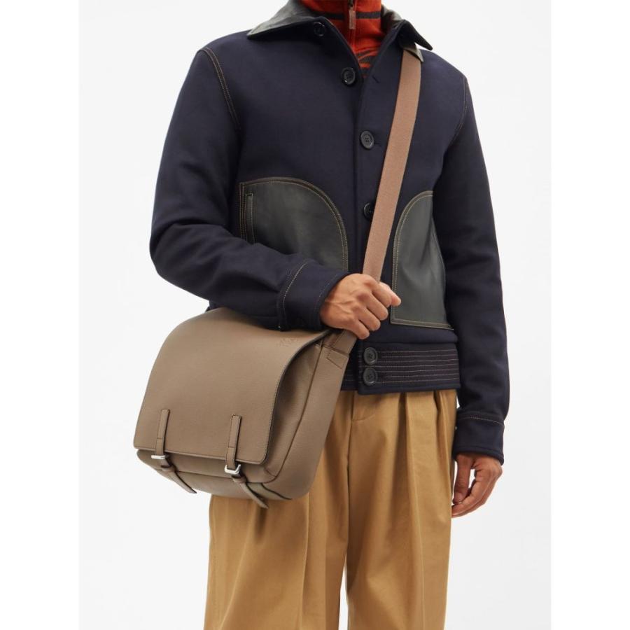 超お買い得 メッセンジャーバッグ メンズ Loewe ロエベ バッグ メンズ メッセンジャーバッグ ロエベ Loewe バッグ Bag Messenger Leather Military バッグ