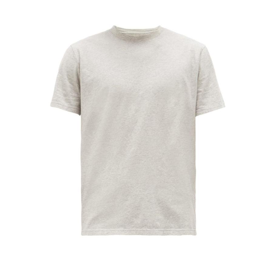フォーク Folk メンズ Tシャツ トップス Assembly logo-patch cotton T 