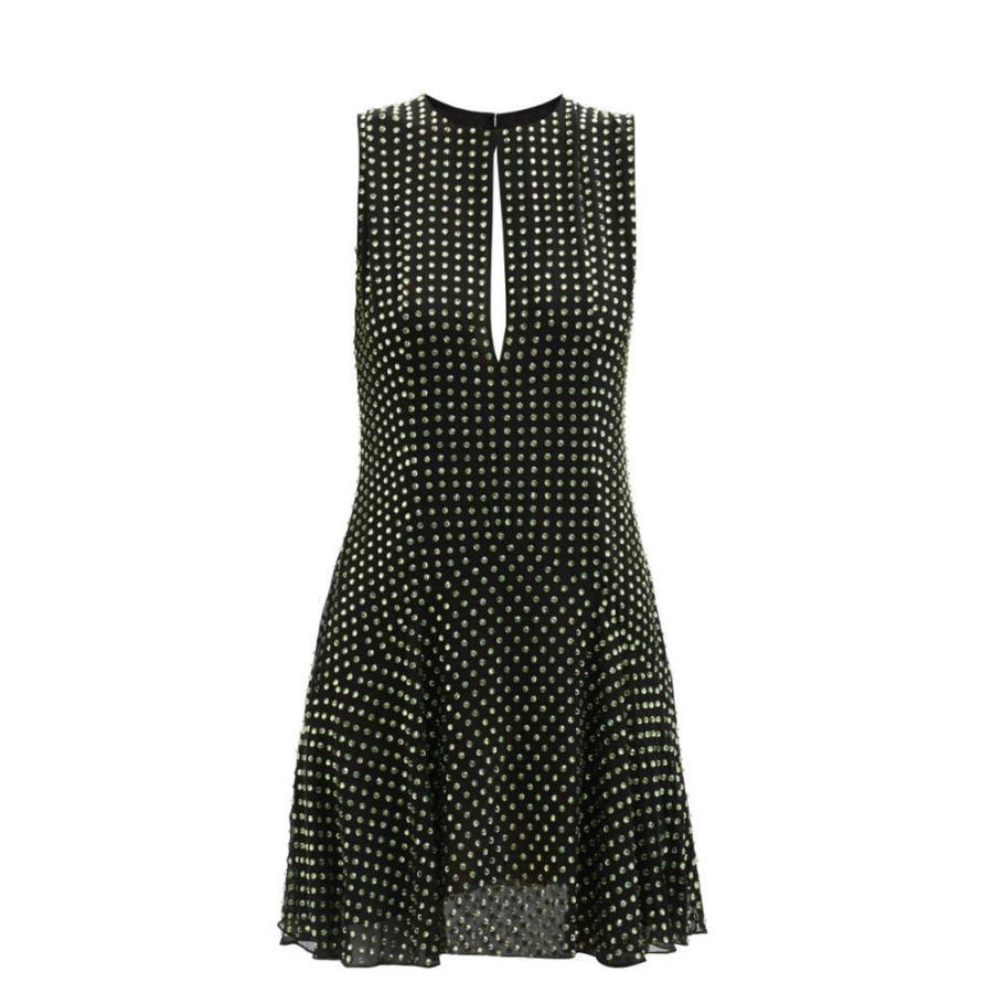 シックスティーン アーリントン 16arlington レディース ワンピース ミニ丈 ワンピース ドレス Botley Crystal Embellished Crepe Mini Dress Black Pundakeinkerem Co Il