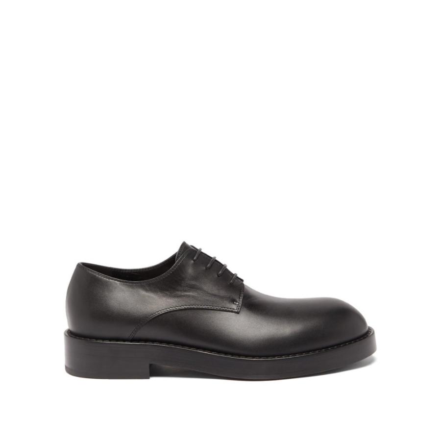 希少 Ann Demeulemeester アンドゥムルメステール アンドゥムルメステール Ann Demeulemeester メンズ 革靴 ビジネスシューズ ダービーシューズ シューズ 靴 Deluxe Leather Derby Shoes Black シューズ