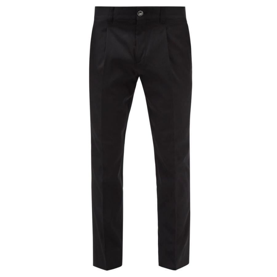 超安い Dover ボトムス パンツ スラックス メンズ Burberry バーバリー ボトムス パンツ メンズ スラックス バーバリー Burberry Wool Blend Black Trousers Straight Leg Twill ボトムス パンツ Www Arredamentiscandola It