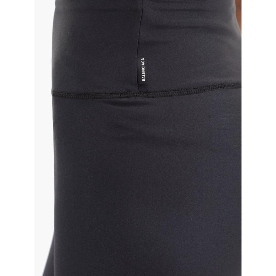 最新エルメス バレンシアガ Balenciaga レディース スパッツ レギンス インナー 下着 Logo Tab Jersey Leggings Black Ortho99plus1 Com