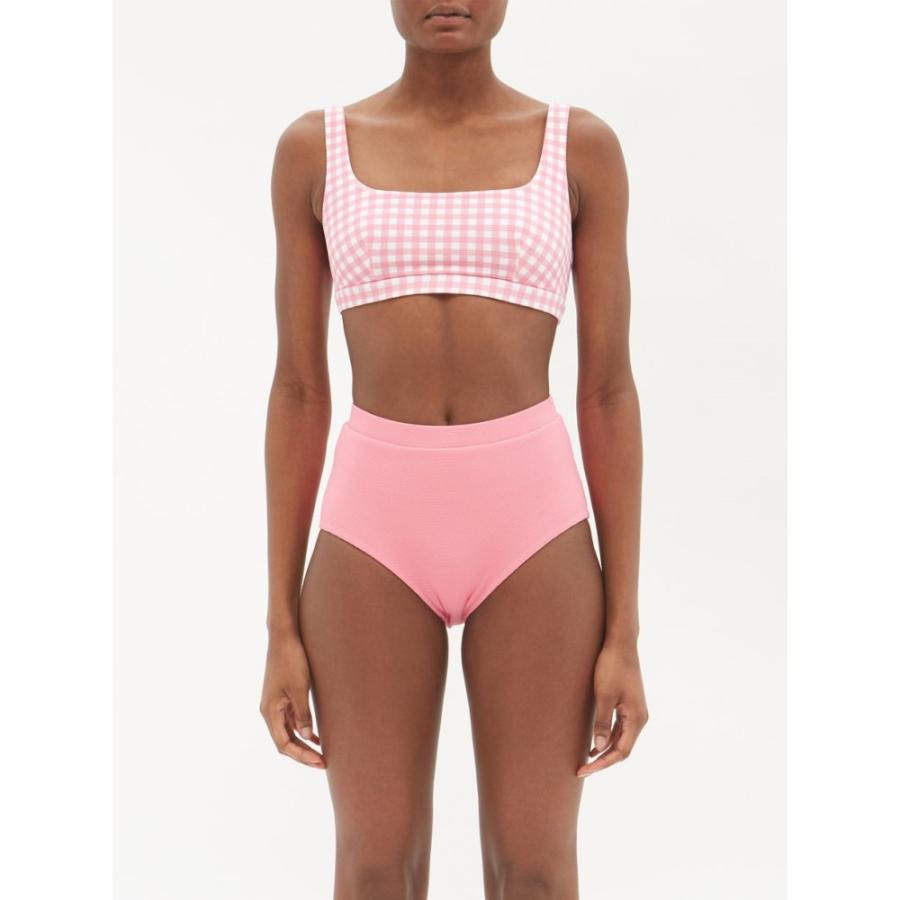 驚きの値段で Gingham Gemma The 水着 ビーチウェア トップのみ レディース Co Cossie コー コジー Scoop Neck Top Bikini ビキニ サイズ 1 Teambody Ir
