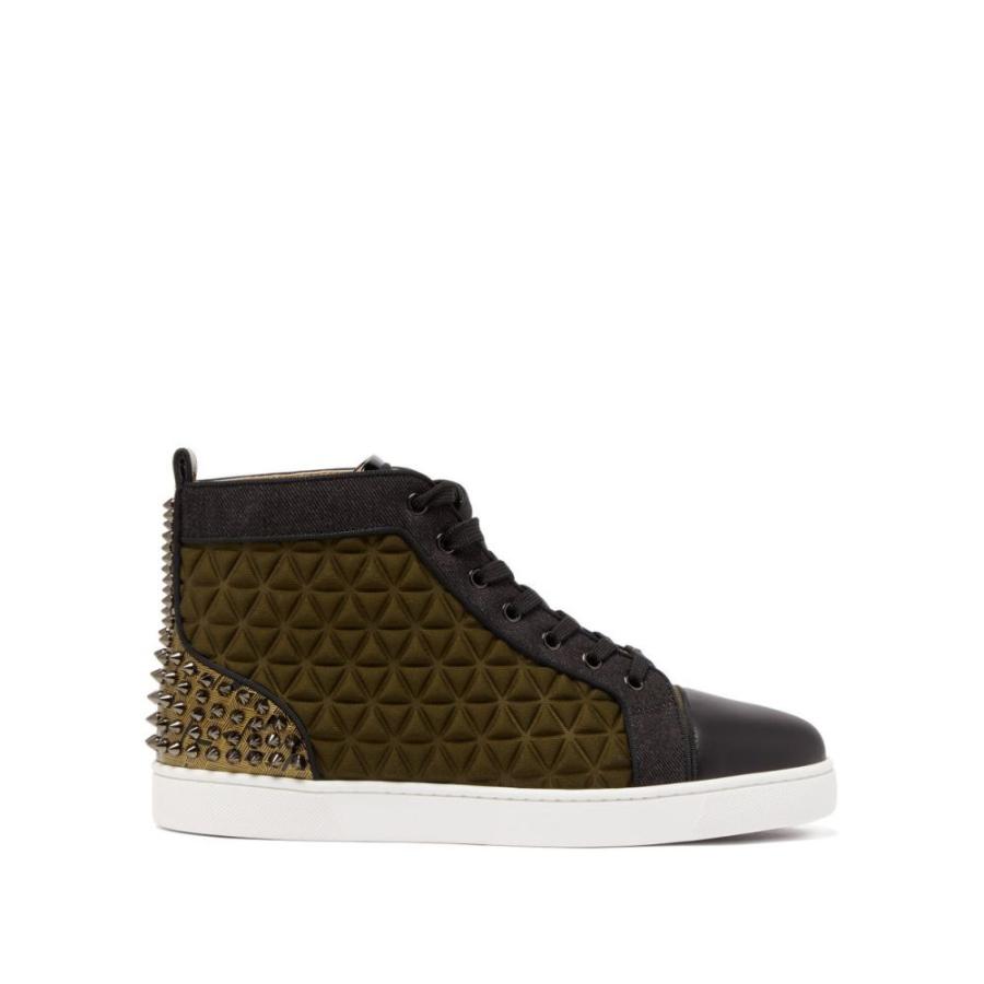 上質で快適 スニーカー ルブタン クリスチャン Louboutin Christian メンズ Print Trainers Leather Neoprene Panel Iii Spikes Lou シューズ 靴 スニーカー メンズ Louboutin Christian ルブタン クリスチャン シューズ Www Solidarite Numerique Fr
