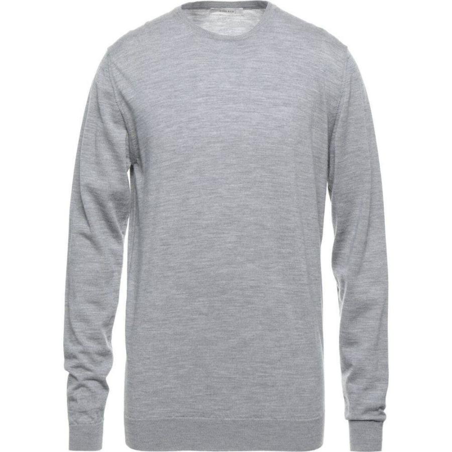 お見舞い ニット セーター メンズ Co Wool ウールアンドコー メンズ ニット セーター ウールアンドコー Co Wool トップス Grey Sweater トップス